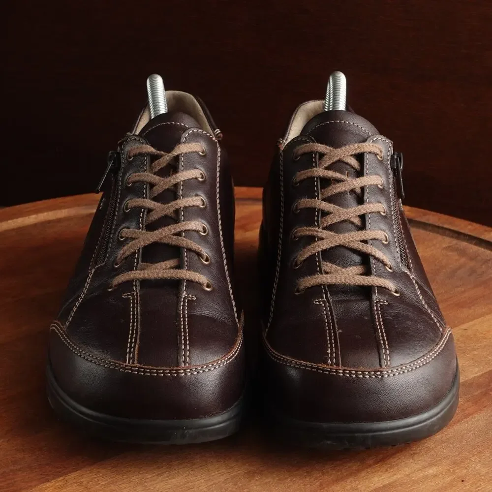 Finn Comfort Shoes Unisex UK SZ 7 M7.5 W9.5 Brown Otaru Leather Comfort Walking